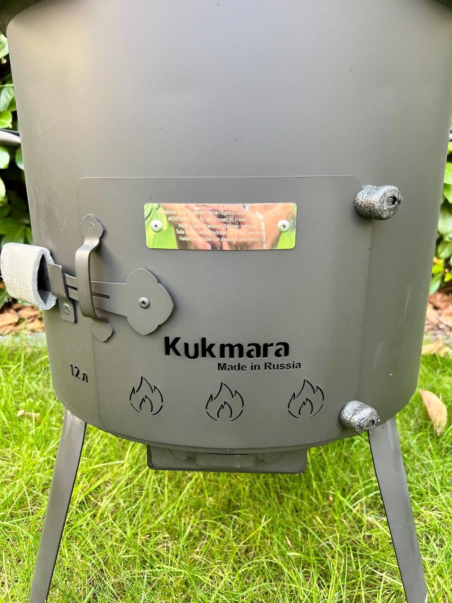 Set Kukmara 15 Liter Utschak mit Abzugsrohr und 16 Liter Kasan aus Gusseisen - kochskasan24.de