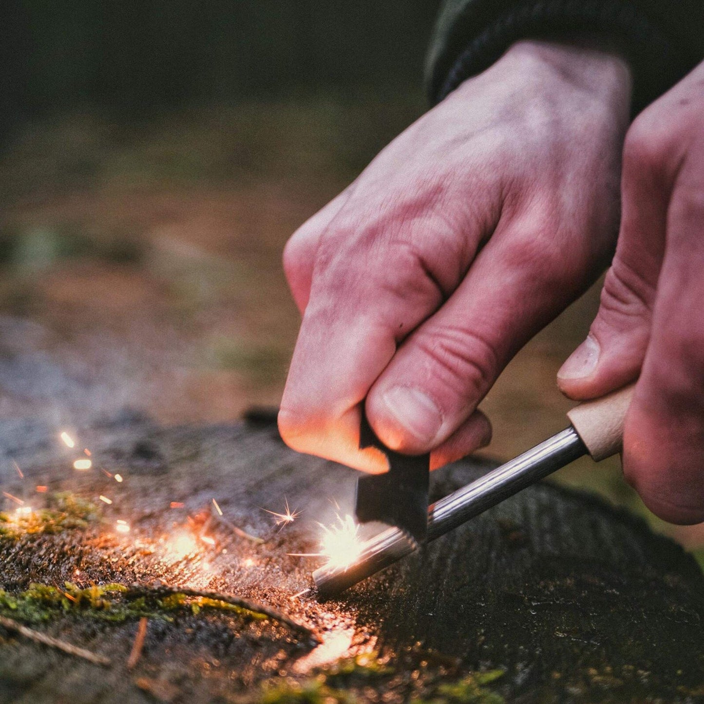 Feuerstahl Outdoor XXL - Extremer Funkenflug - Magnesium Feuerstarter Set - Bis zu 20.000x zünden - Feuerstein Kit für Survival, Camping und Bushcraft Abenteuer - Blacksteels Original - kochskasan24.de
