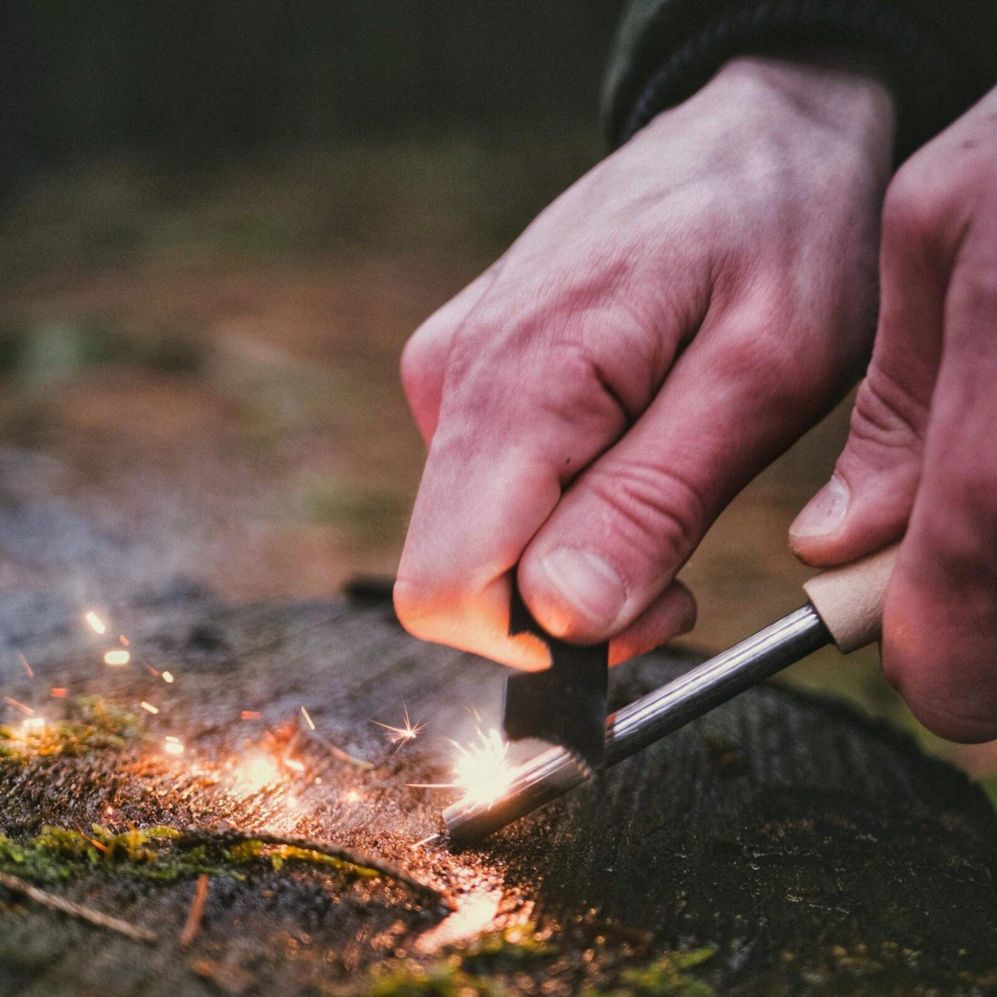 Feuerstahl Outdoor XXL - Extremer Funkenflug - Magnesium Feuerstarter Set - Bis zu 20.000x zünden - Feuerstein Kit für Survival, Camping und Bushcraft Abenteuer - Blacksteels Original - kochskasan24.de