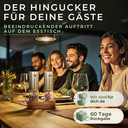 WALDWERK Kaffeemühle - Manuell Mit Präzisem Edelstahlmahlwerk - Kegelmahlwerk Mit Holzgriff - Plastikfreie Espressomühle - kochskasan24.de